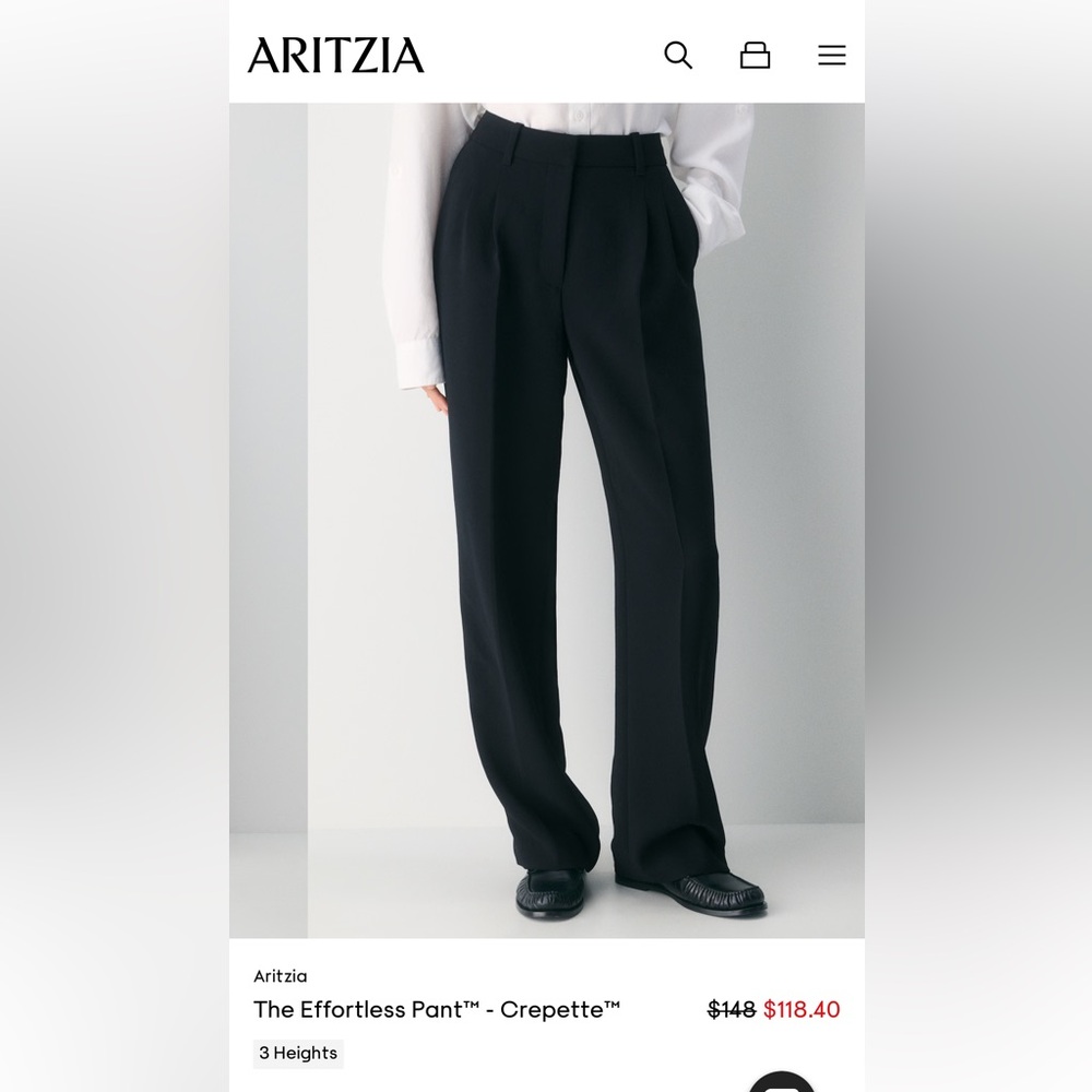 Wilfred Black Trousers